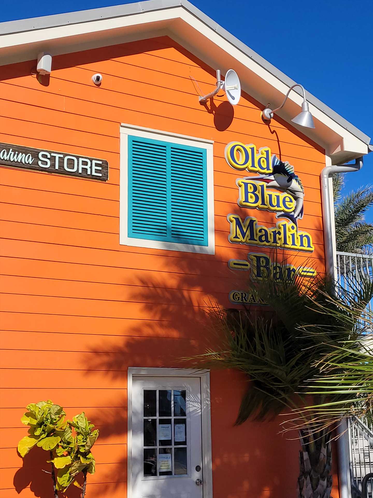 Old Blue Marlin Bar upstairs